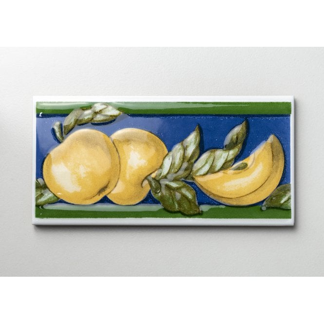 Heckstream Golden Apple 7.5cm x 15cm Border Tile