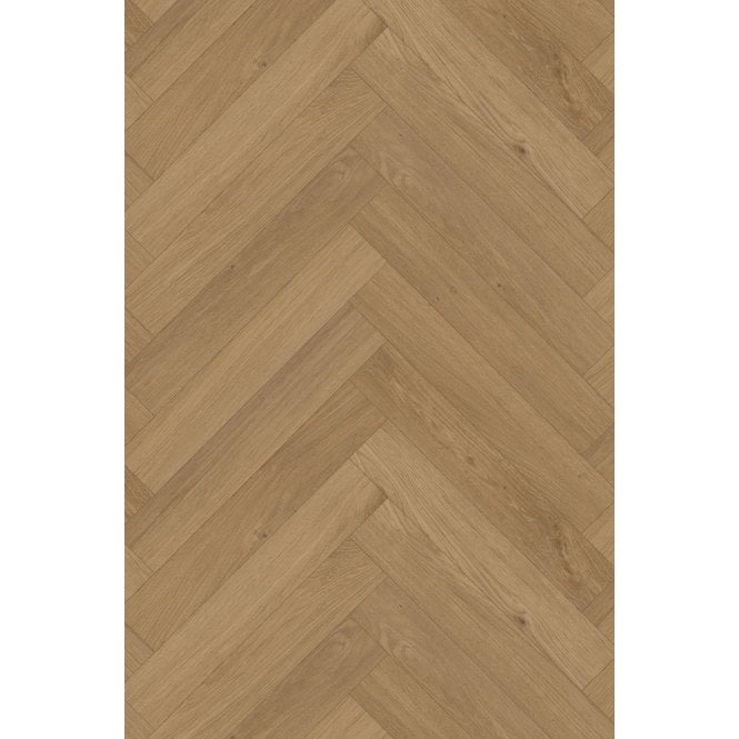 Golden Oak Herringbone Laminate 10cm x 60cm x 8mm (1.8 Sq/M Per Pack)