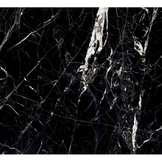 Golden White Black Marble Stone 60cm x 60cm Wall & Floor Tile