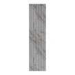 Golden White Gloss Acoustic Wood Panel 240cm x 60cm x 21mm