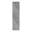 Golden White Gloss Acoustic Wood Panel 240cm x 60cm x 21mm