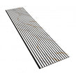 Golden White Gloss Acoustic Wood Panel 240cm x 60cm x 21mm