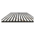 Golden White Gloss Acoustic Wood Panel 240cm x 60cm x 21mm