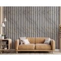Golden White Gloss Acoustic Wood Panel 240cm x 60cm x 21mm