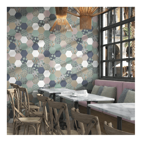 Cevica Good Vibes Matt Green 14cm x 16cm Wall and Floor Tiles
