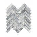 Goya Honed Marble 28cm x 30.5cm Herringbone Mosaic Tile