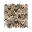 Gravity Aluminium Arrow Copper 28.1cm x 28.5cm (1cm x 4cm) Mosaic Tile
