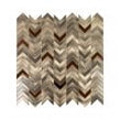 Gravity Aluminium Arrow Copper 28.1cm x 28.5cm (1cm x 4cm) Mosaic Tile