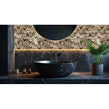 Gravity Aluminium Arrow Copper 28.1cm x 28.5cm (1cm x 4cm) Mosaic Tile