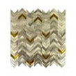 Gravity Aluminium Arrow Gold 28.1cm x 28.5cm (1cm x 4cm) Mosaic Tile