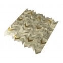 Gravity Aluminium Arrow Gold 28.1cm x 28.5cm (1cm x 4cm) Mosaic Tile