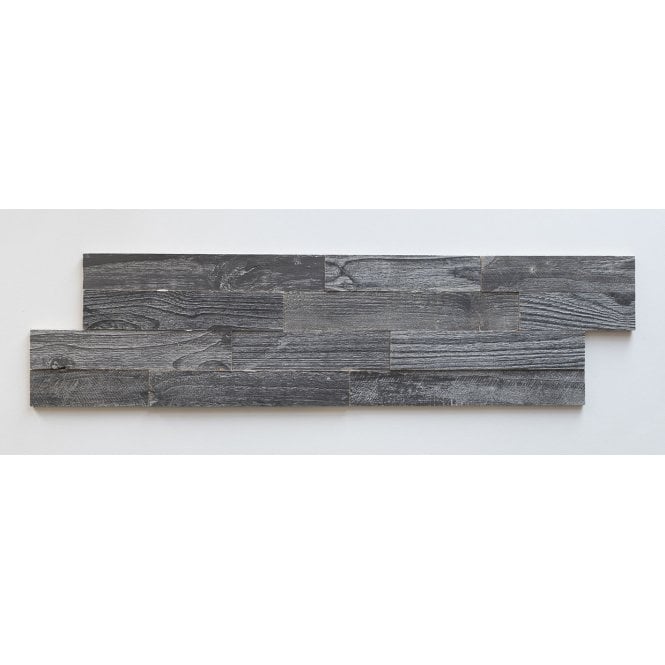 Grey Brown Wood 15cm x 60cm Peel & Stick Panel Tile