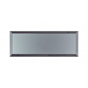 Grey Frosted Mirror 7.5cm x 20cm Wall Tile