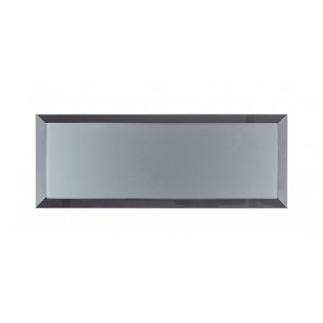 Grey Frosted Mirror 7.5cm x 20cm Wall Tile