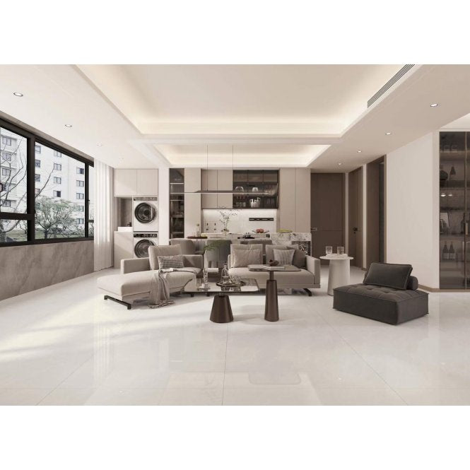Grey Nile 100cm x 100cm Floor Tile