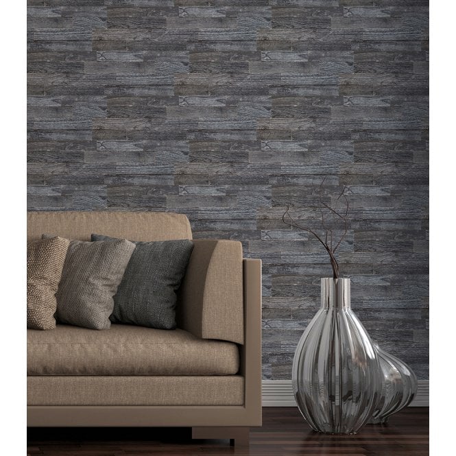 Grey Wood 15cm x 60cm Peel & Stick Panel Tile