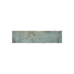 Grunge Aqua 7.5cm x 30cm Wall Tile