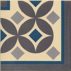 Vives Guell Corner Tile 20cm x 20cm Floor Tile 1900