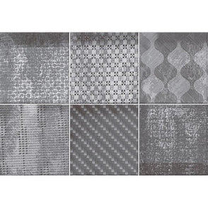 Vives Haiku Silver Grey 23cm x 33.5cm Wall Tile