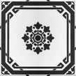 Hampshire Black 22.5cm x 22.5cm Wall & Floor Tile
