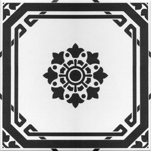 Hampshire Black 22.5cm x 22.5cm Wall & Floor Tile