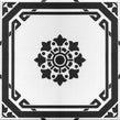 Hampshire Black 22.5cm x 22.5cm Wall & Floor Tile