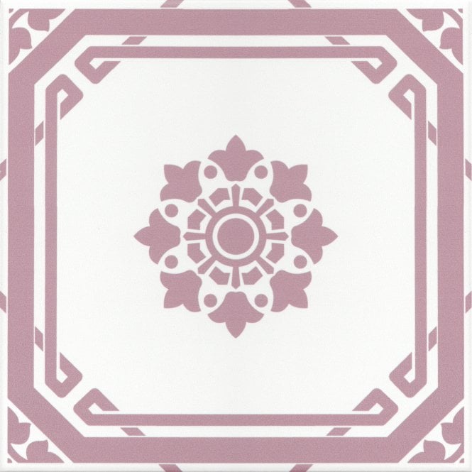 Hampshire Ruby Pink 22.5cm x 22.5cm Wall & Floor Tile