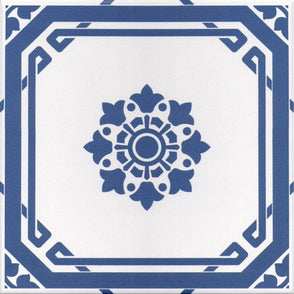 Hampshire Soldier Blue 22.5cm x 22.5cm Wall & Floor Tile