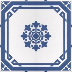 Hampshire Soldier Blue 22.5cm x 22.5cm Wall & Floor Tile