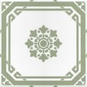 Hampshire Tavern Green 22.5cm x 22.5cm Wall & Floor Tile