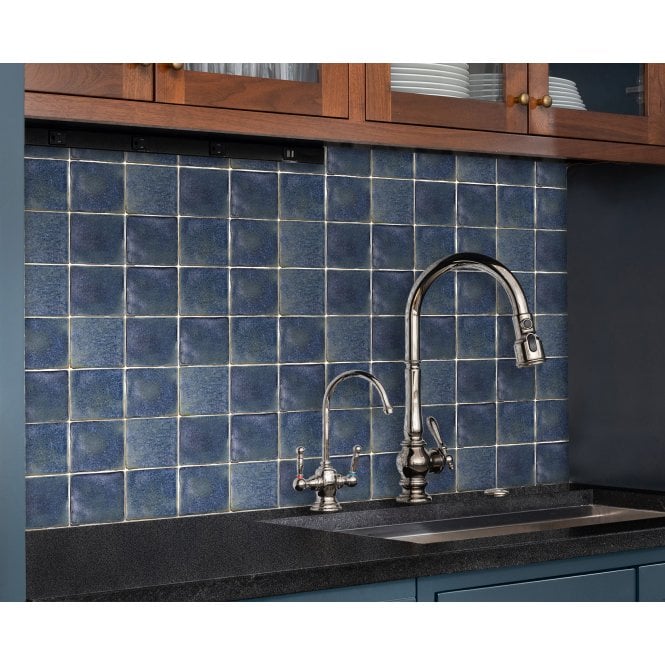 Handmade Light Blue 10cm x 10cm Wall Tile