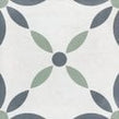 Havana White Flower 20cm x 20cm Wall & Floor Tile