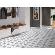 Havana White Flower 20cm x 20cm Wall & Floor Tile