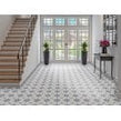 Havana White Flower 20cm x 20cm Wall & Floor Tile