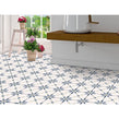 Havana White Flower 20cm x 20cm Wall & Floor Tile