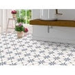 Havana White Flower 20cm x 20cm Wall & Floor Tile
