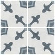 Havana White Herald 22.5cm x 22.5cm Wall & Floor Tile