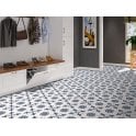 Havana White Herald 22.5cm x 22.5cm Wall & Floor Tile