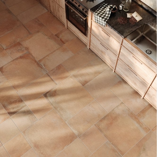 Italian Design Heartland Amber 60.3cm x 60.3cm Floor Tile