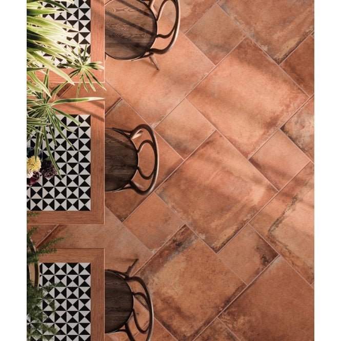 Italian Design Heartland Terracotta 60.3cm x 60.3cm Floor Tile