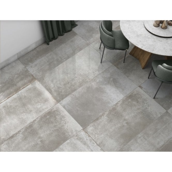 Italian Design Hemisphere Steel 60cm x 120cm Wall and Floor Tile