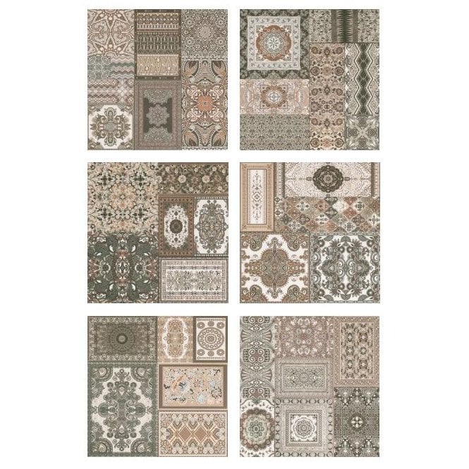 Realonda Herati Kilim Decor 44.2cm x 44.2cm Wall & Floor Tile