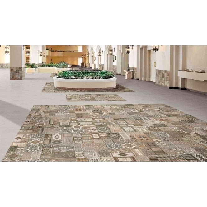 Realonda Herati Kilim Decor 44.2cm x 44.2cm Wall & Floor Tile