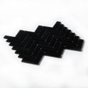 Herringbone Black Matt 31.8cm x 24.7cm (2.3cm x 7.3cm) Mosaic Tile