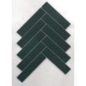 Herringbone Buckingham Green Matt 20.9cm x 24.7cm (3.2cmx 14.5cm) Wall & Floor Mosaic