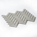 Herringbone Grey Matt 31.8cm x 24.7cm Wall Mosaic