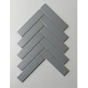Herringbone Light Grey Matt 20.9cmx 24.7cm (3.2cmx 14.5cm) Wall Mosaic