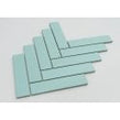 Herringbone Mint Green Matt 20.9cm x 24.7cm (3.2cmx 14.5cm) Wall Mosaic