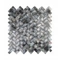 Herringbone Mother Of Pearl Black (1.5cm x 3cm) 27cm x 28.7cm Mosaic Tile