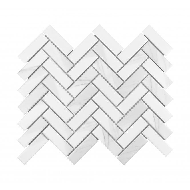 Herringbone Staturio Matt 31.8cm x 24.7cm (2.3cm x 7.3cm) Mosaic Tile